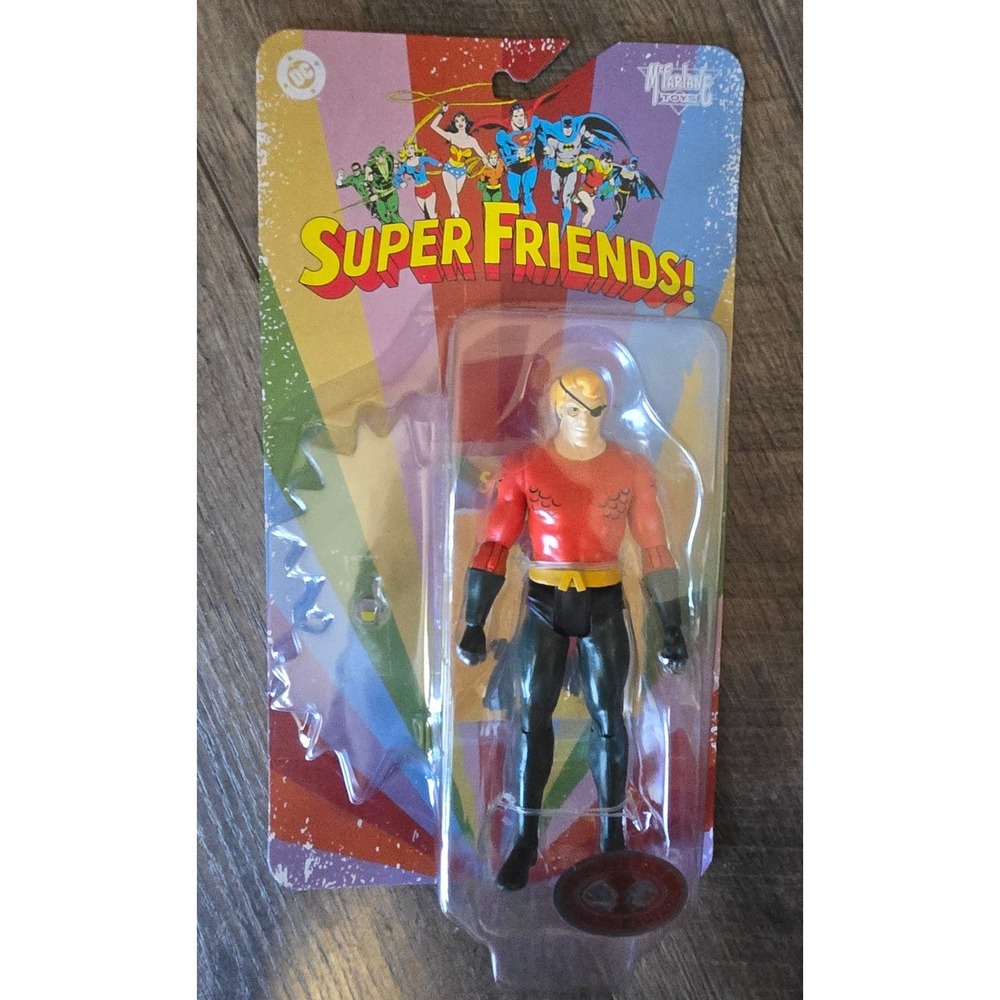 McFarlane Toys DC Retro Super Friends Evil Aquaman Platinum Edition Wave 15 6in